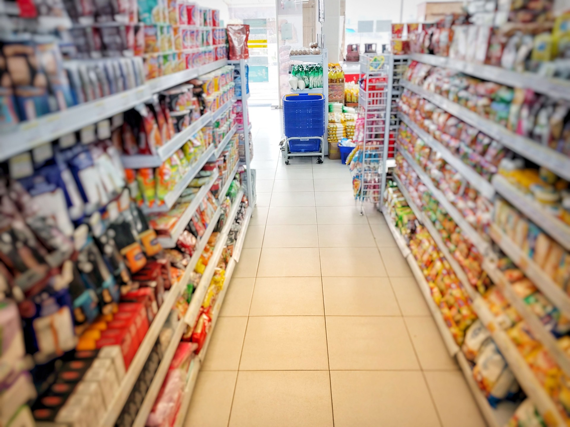 Everyday Essentials Aisle at the Supermarket